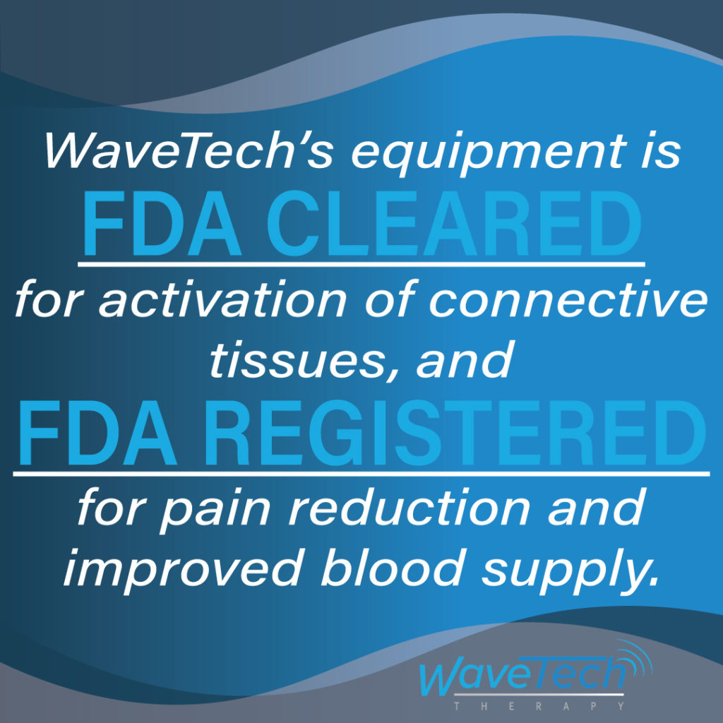 WaveTech Therapy FDA Cleared & Registered